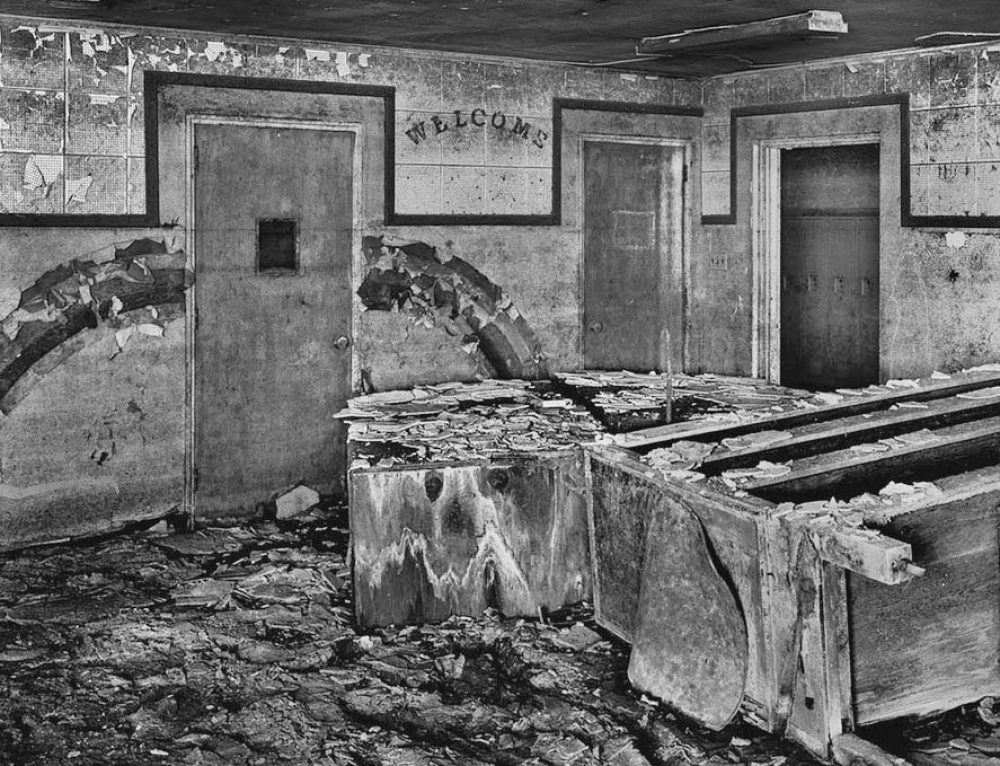 Gymnasium, Stage, Valmeyer High School, Valmeyer, Illinois Richard