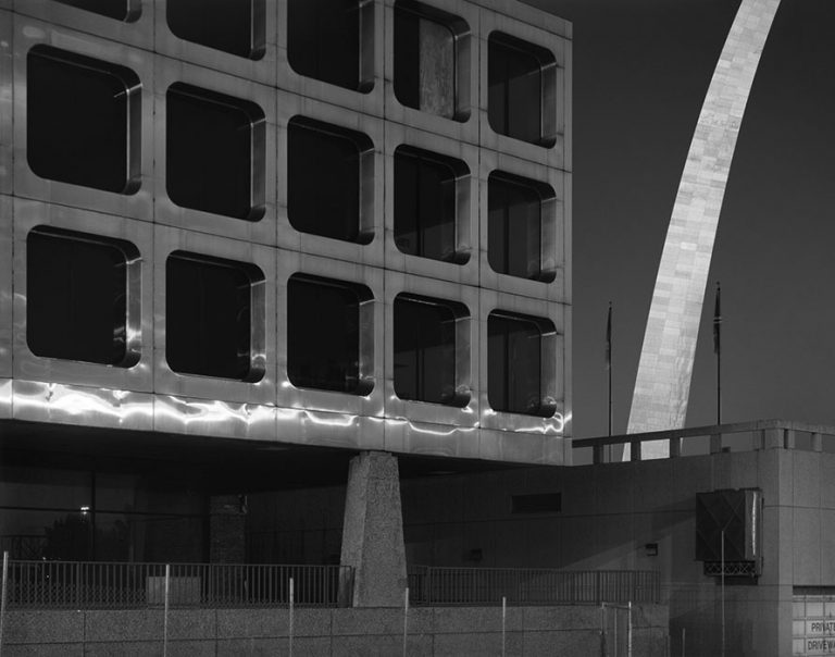 Arch From 4th and Walnut, Sunset, 1985
