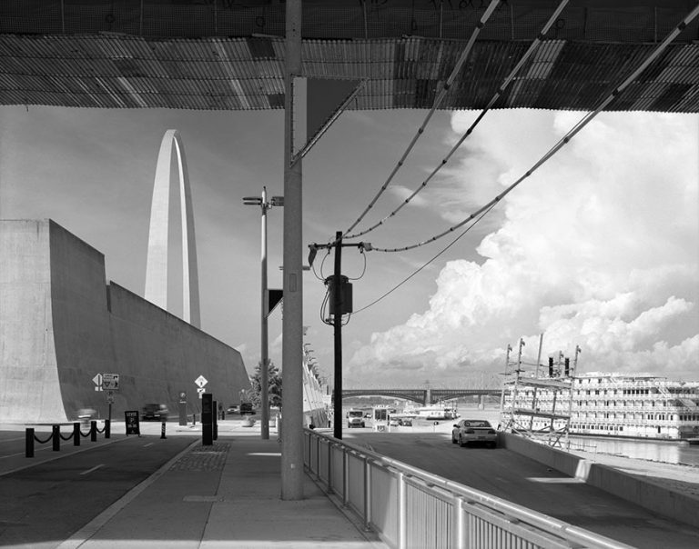 Arch and Thunderstorm From Under the Poplar Street Bridge, 2018