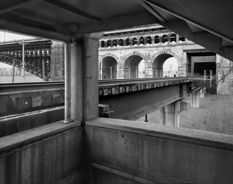 Eads Bridge from Laclede’s Landing Parking Garage, 2018
