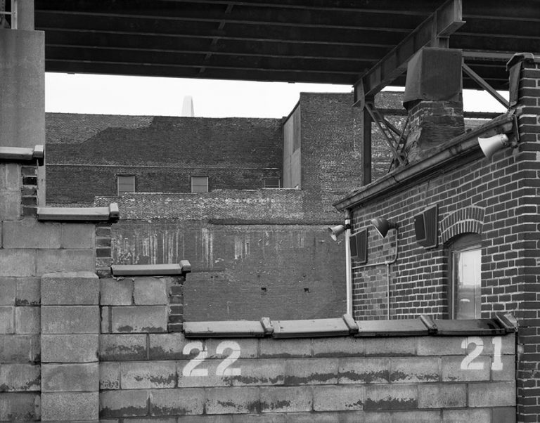 Martin Luther King Bridge and the Arch From Laclede’s Landing 3, 1987