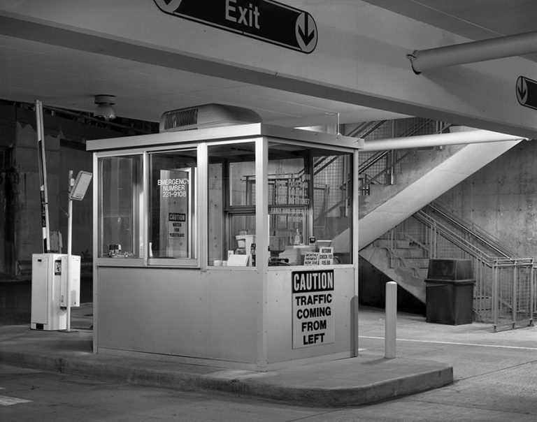 Parking Booth, Stadium Garage West, Night, 1988