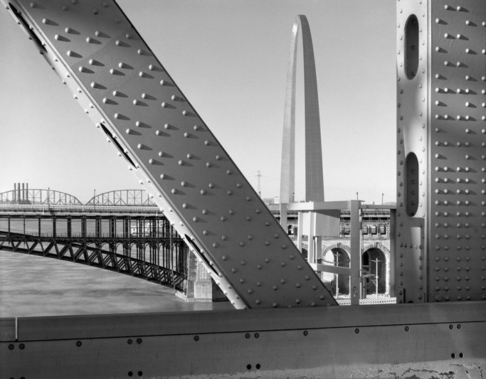 Arch and Eads Bridge From the Martin Luther King Bridge, 2019
