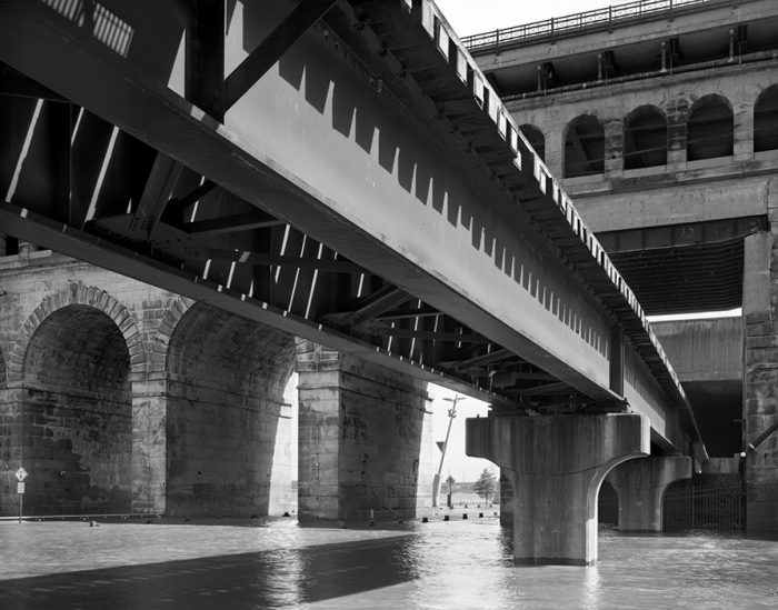 Eads Bridge, Railroad, Flood of 2019