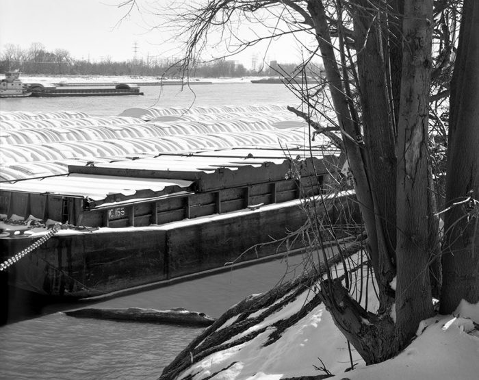 Barges, Port of St. Louis, Winter, 2019
