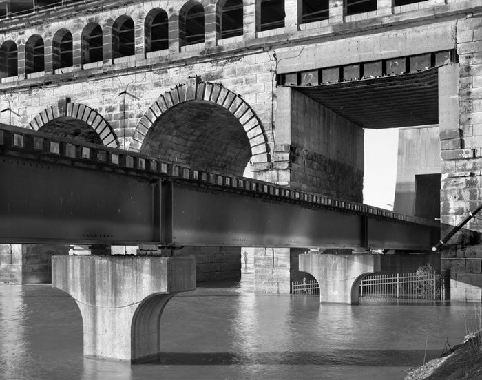 Eads Bridge, Railway, Flood of 2019 #2, 2019