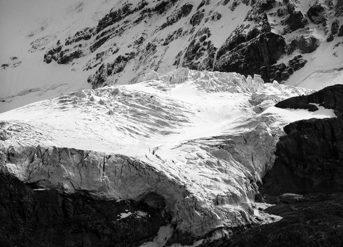 Mount Andromeda and the Athabasca Glacier, Columbia Icefield, Jasper National Park, Canada, 2019