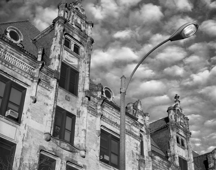 City Hall and Lamp Post, 1990