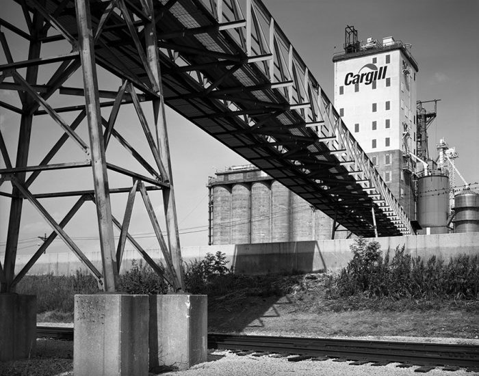 Grain Elevator, Flood Wall, East St. Louis Riverfront, 2002