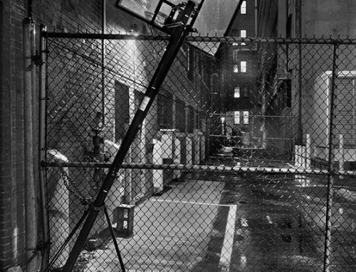 Alley Near 11th and Locust, Night, Rain, 2020