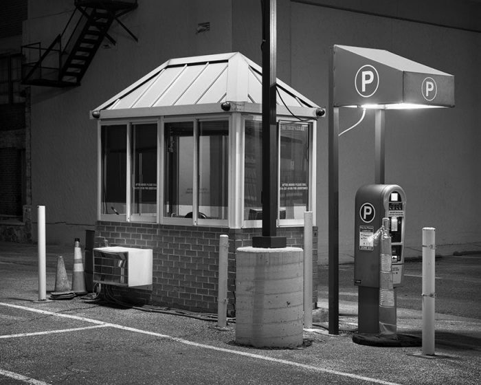 Parking Booth, Night, 11th and Pine Streets, 2020