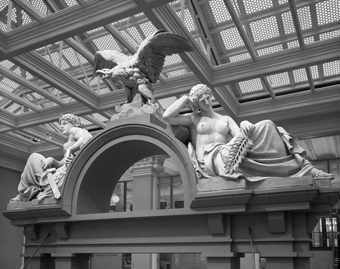 Neoclassical Sculpture, Old Post Office, 2020