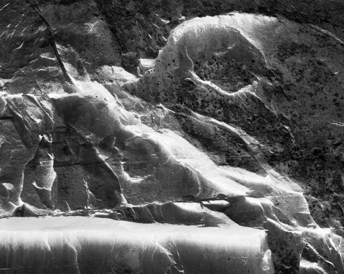 Cliff Detail 2, Negative Image, Sedona, Arizona, 2020
