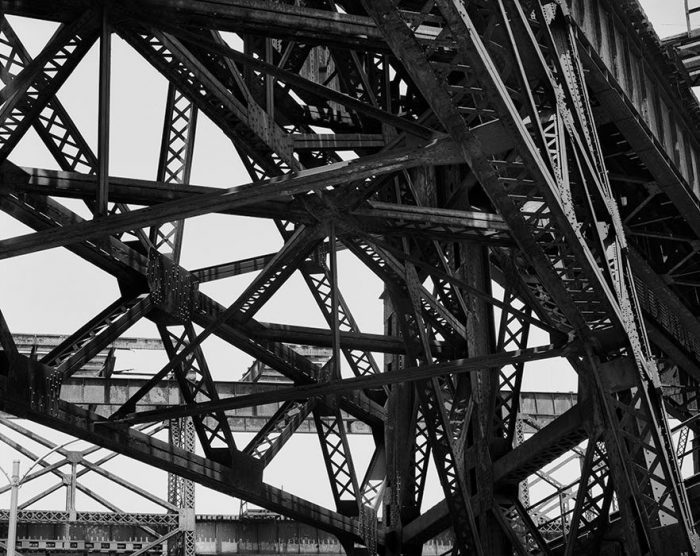Abstraction, MacArthur Bridge Trestle, Chouteau’s Landing, 2016