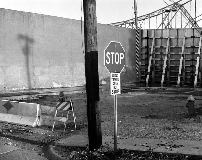 Flood Wall and Gate, Laclede’s Landing, Flood of 1993