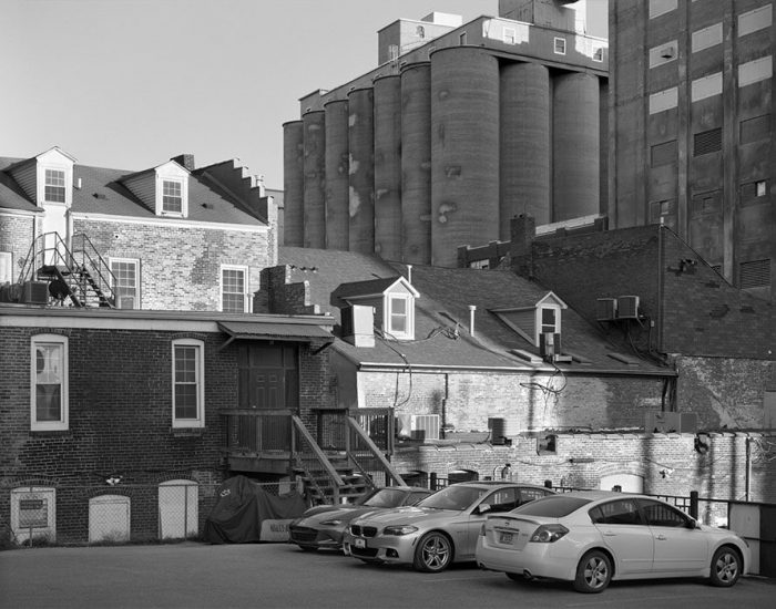 Grain Elevators, Alley, Alton, Illinois, 2019