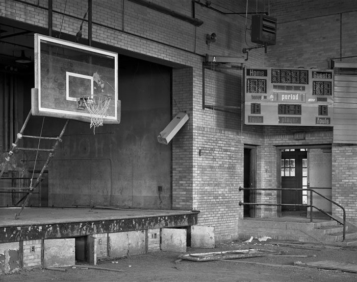 Gymnasium, Stage, Valmeyer High School