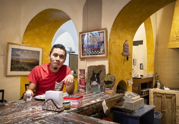 Abraham, El Bagel Cafe, San Miguell de Allende, 2018
