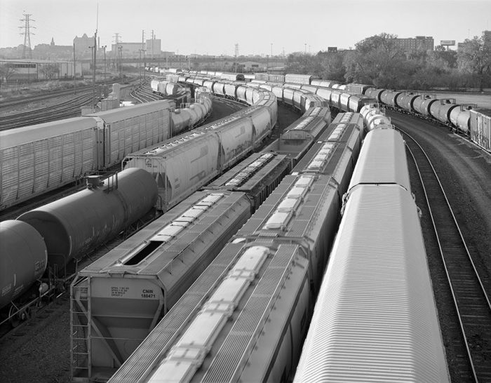 Railroad Yard From the 18th Street Overpass, 2020