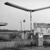 Abandonded Service Station, Dusk, Near Cahokia Mounds State Park, Collinsville, Illinois, 1991