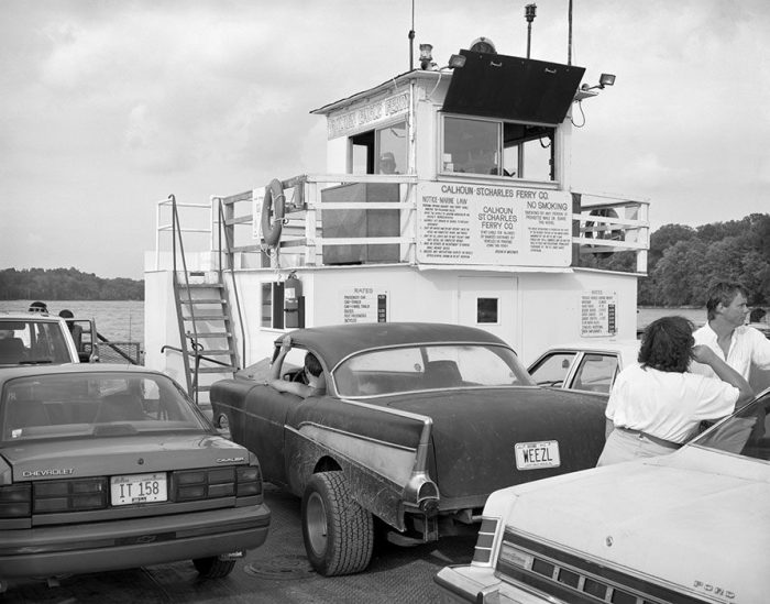 Golden Eagle Ferry, Mississippi River, St. Charles County, 1991