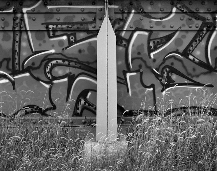 Graffiti, Abandoned Railline, North St. Loius, 2020