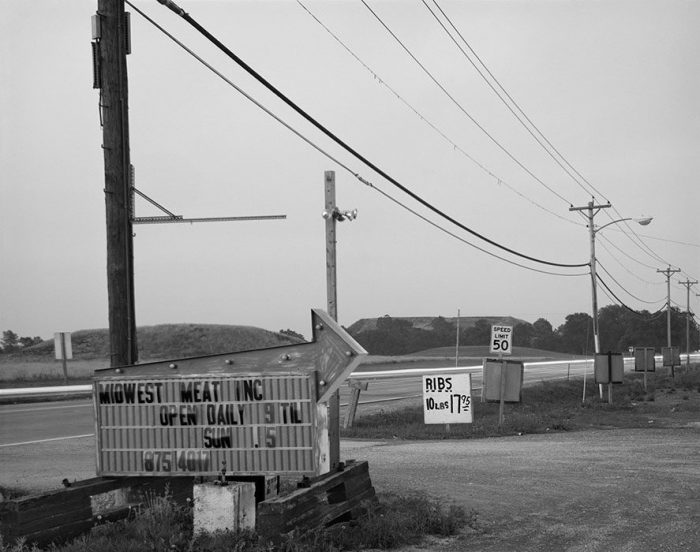 Midwest Meat, Dusk, Cahokia Mounds State Park, Collinsville, Illinois, 1991