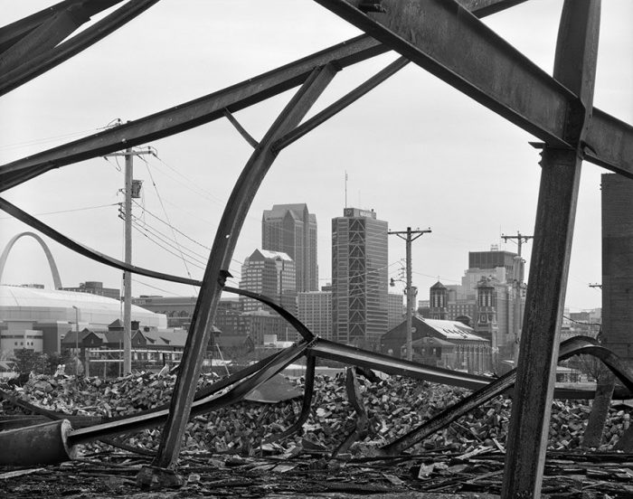 Aftermath, Warehouse Fire 2, North St. Louis, 2021