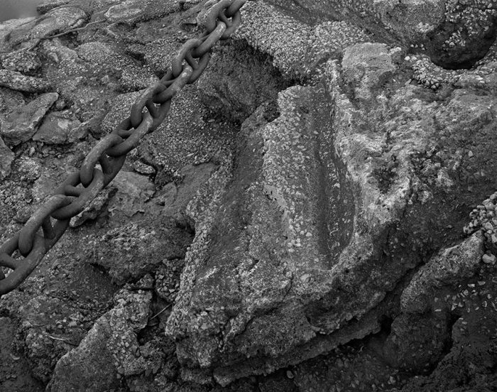 Barge Mooring Chain, Bank of the Mississippi, Chouteau's Landing, 2021