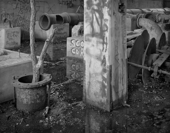 Graffiti, Abandoned Nuclear Processing Facility 2, Near Defiance, Missouri, 1989