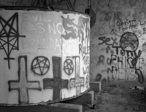 Graffiti, Abandoned Nuclear Processing Facility, Near Defiance, Missouri, 1989