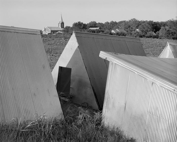 Hog Sheds, Near Smithton, Illinois, 1982