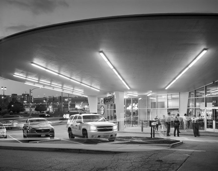 The Del Taco Saucer, Grand Center, Dusk, 2021