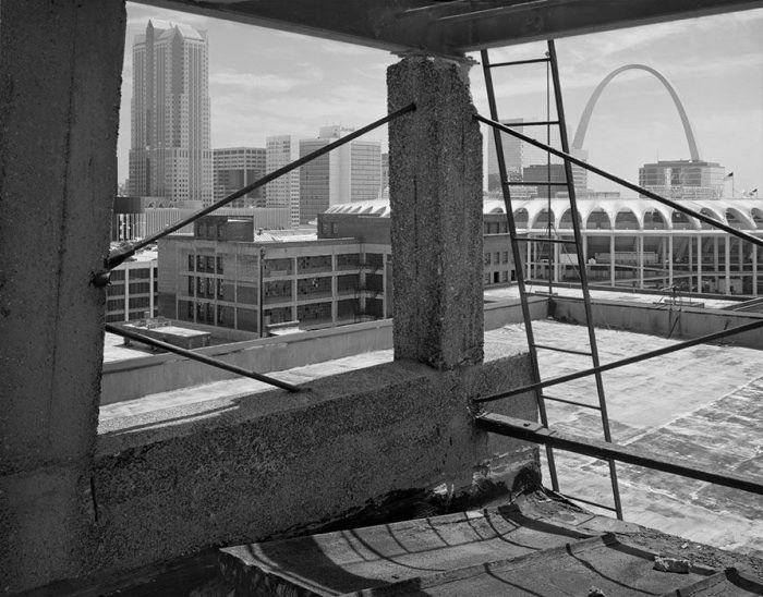 Arch, Busch Stadium, From Cupples Station Water Cistern Tower, 1997