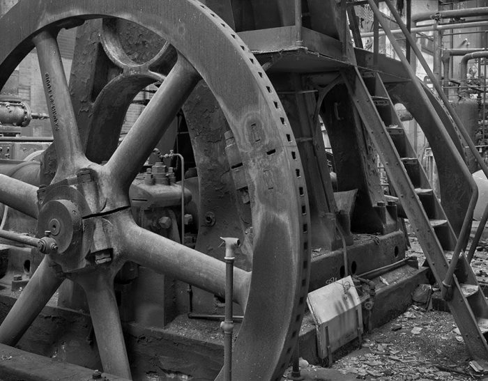 Flywheel, Steam Turbine, National City Power Plant