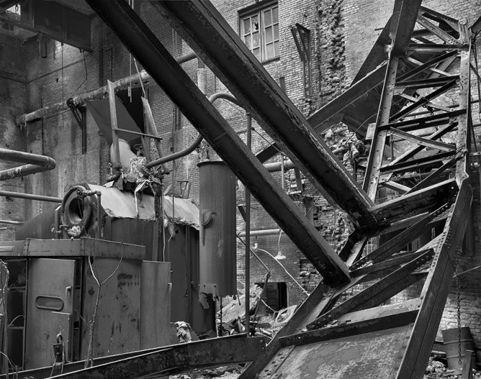 I-Beam, Collapsed Roof, National City Power Plant