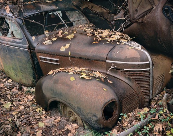 Old Car, Leaves #3, St. Genevieve, Missouri