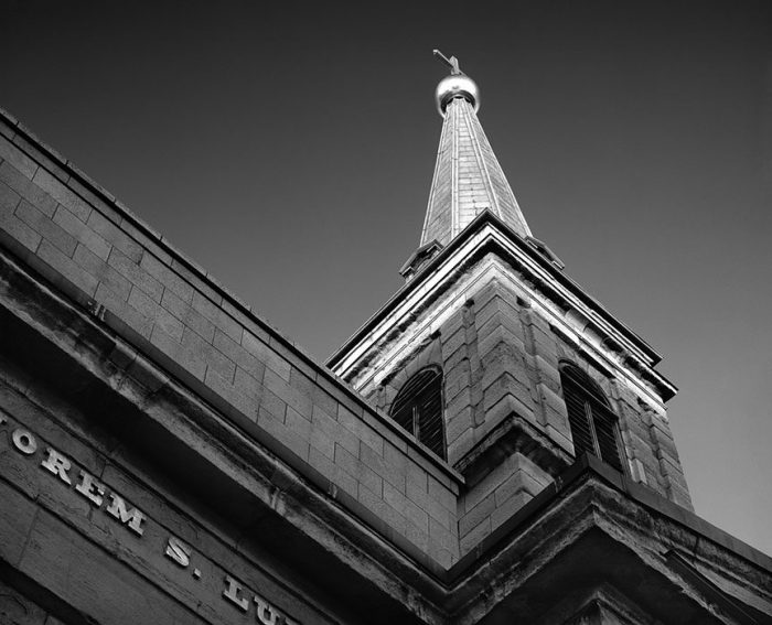 Steeple of the Old Cathedral, Sunset, 1989