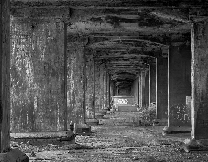 Under the Old Vandeventer Overpass, 1991