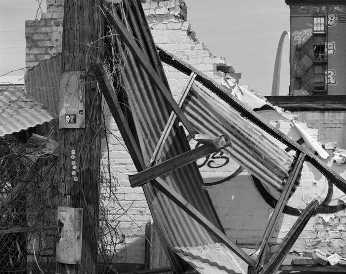 Demolition, M.A. Bell Warehouse, Chouteau's Landing, 2021