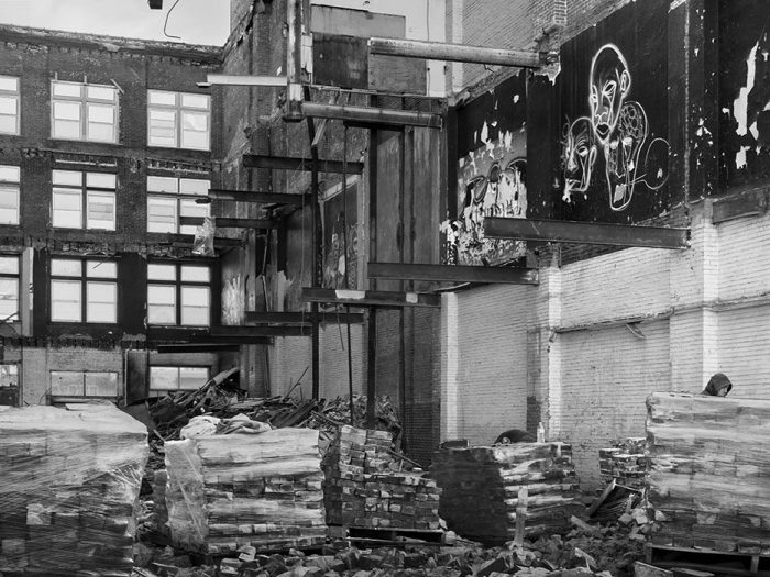 Warehouse Demolition, North Broadway, 2021