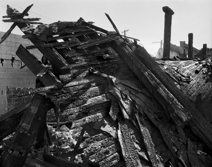 Fire Aftermath, Abandoned Warehouse, North of Laclede's Landing, 2022