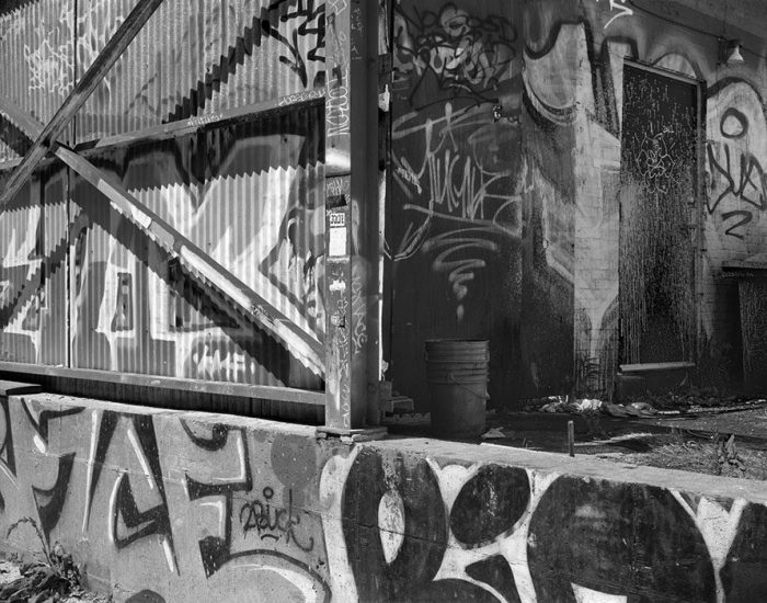 Graffiti, Chouteau's Landing, 2022
