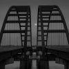 Moonrise, Jefferson Barracks Bridge 3, 2021
