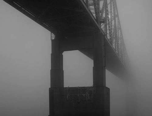 Martin Luther King Bridge, Fog, Dawn, 2022