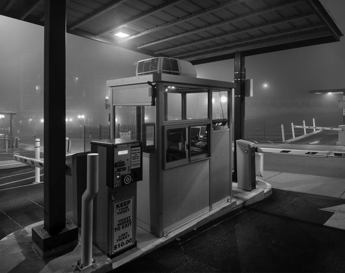 Parking Booth, Fog, Night, Laclede's Landing, 2022