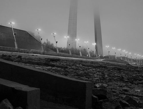Arch, Levee, Fog, Low Water, 2022