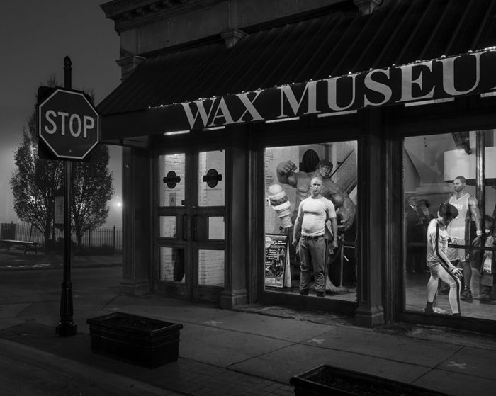 Wax Museum, Night, Fog, Laclede's Landing, 2022