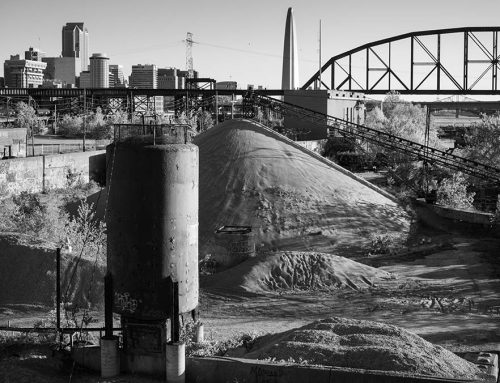 The Arch and City Center From Chouteau’s Landing, 2023