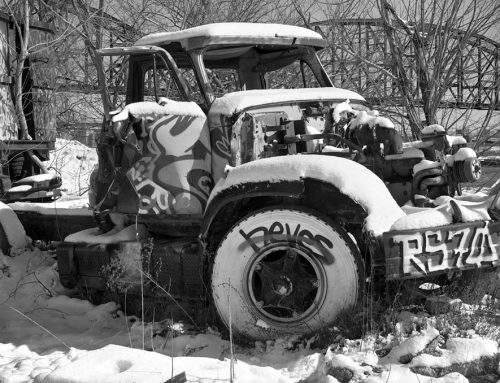 Abandoned Truck, MacArthur Bridge, Winter, Chouteau’s Landing, 2024